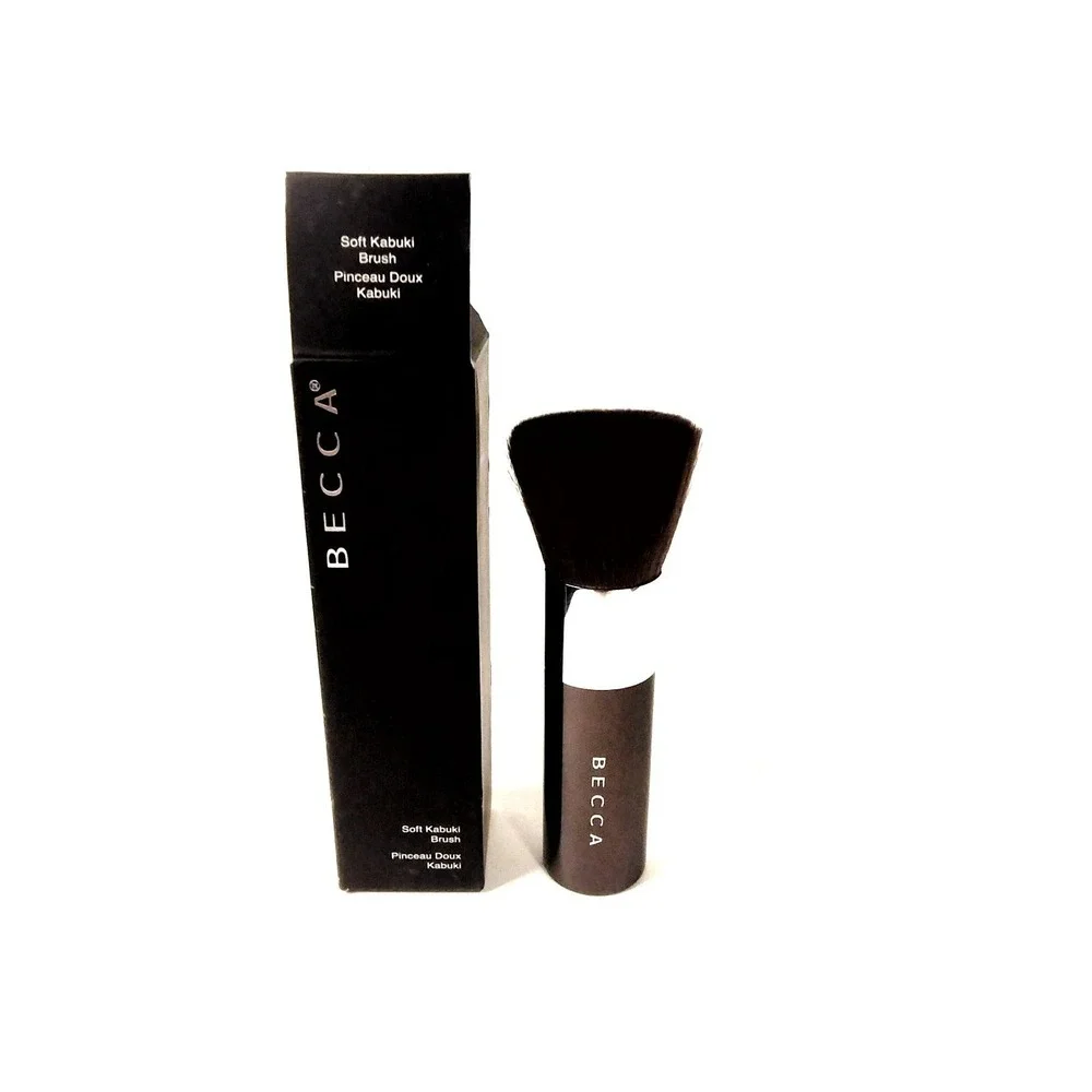 Becca Full size Soft Kabuki Brush for Powder Foundation Applicator, Blush,‎ GLOW